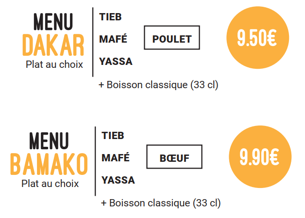 menus