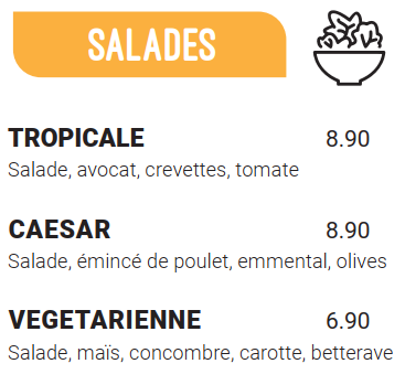 Salades